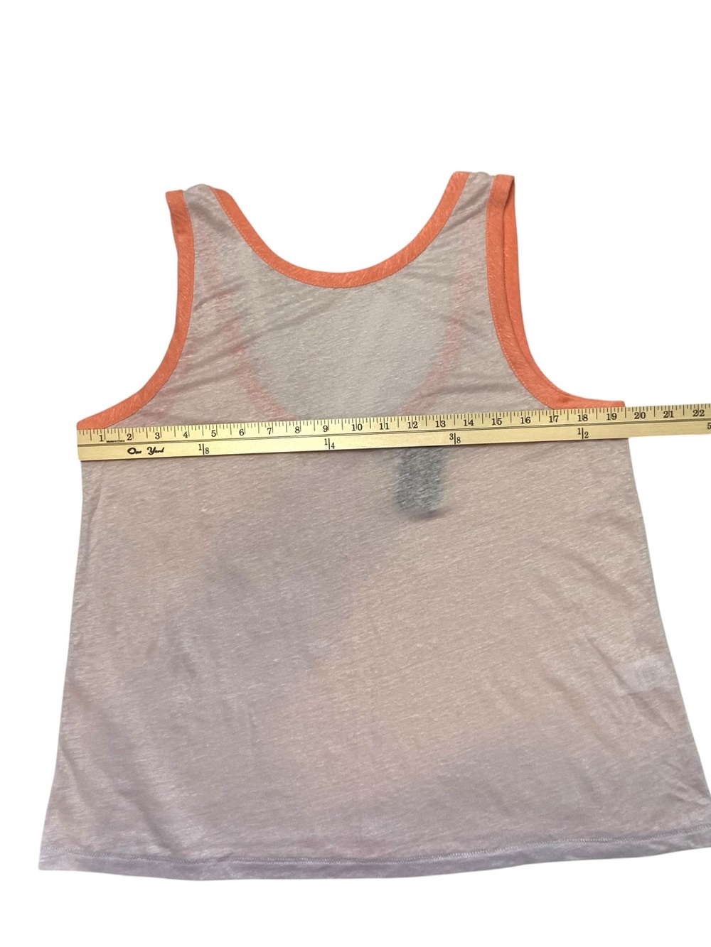 NWT Rag & Bone Linen Ringer Tank Top Large - Picture 8 of 9